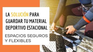 Striche zur Miete in Malaga: Ihr Raum zum Speichern von Sportmaterial